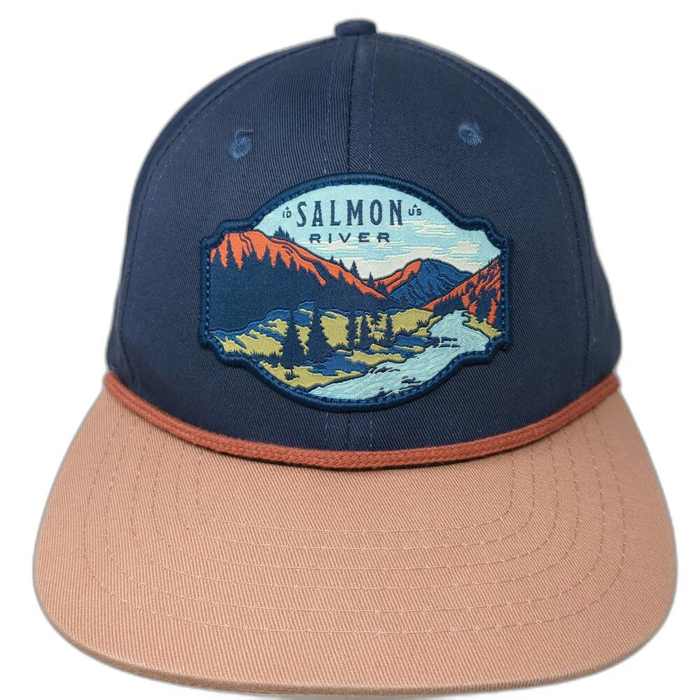 Sendero Provisions Co. Snapback Blue One Size Hat Salmon River Rope Patch Idaho